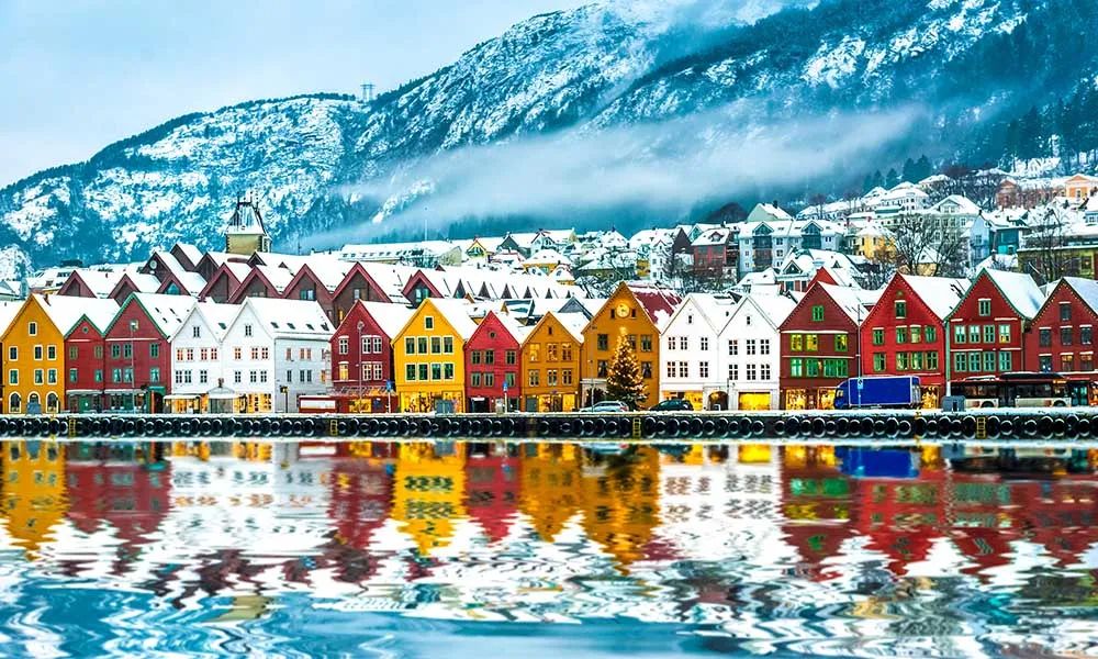 ●冬天的挪威。据说，北欧寒冷的天气影响了北欧人的性格 图源：网络